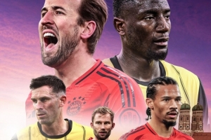 manbetx万博体育-拜仁发布对阵多特海报：凯恩、萨内pk吉拉西、格罗斯